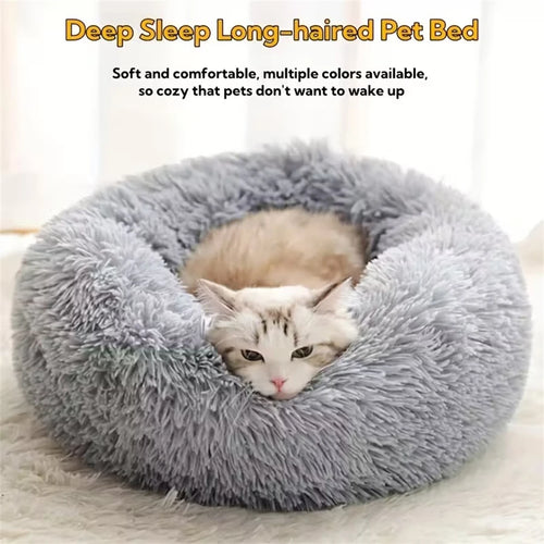 calming donut dog bed